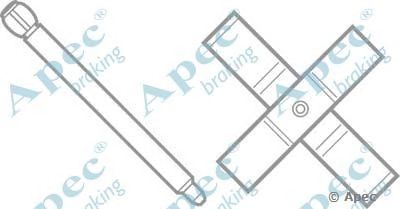APEC BRAKING kit310 -  Комплектующие, тормозные колодки